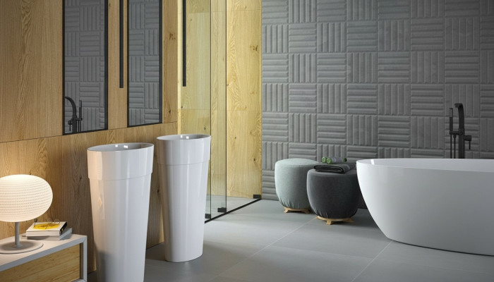 Design moderno Lavabo in acrilico Bagno Lavabo freestanding