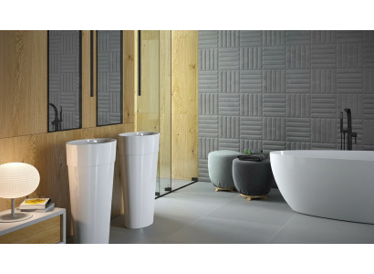 Design moderno Lavabo in acrilico Bagno Lavabo freestanding