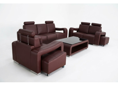 Set di divani in pelle con USB, divani imbottiti, divani di lusso, nuovo soggiorno 3 posti + 2 posti + 1 posto.   Set di divani in pelle con USB, divani imbottiti, divani di lusso, nuovo soggiorno 3 posti + 2 posti + 1 posto.