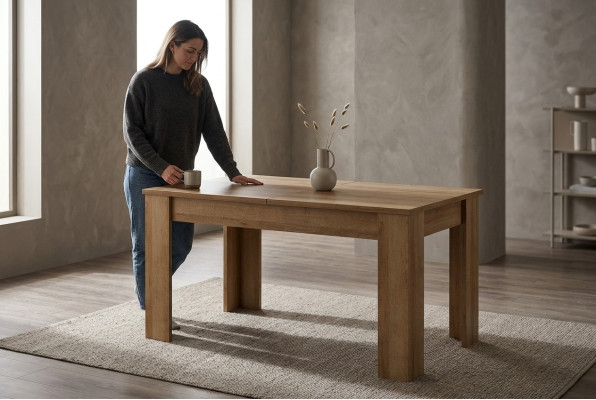 Tavolo Tavolo da pranzo moderno in legno Design in legno Arredamento per la casa Tavoli Soggiorno Camera da pranzo