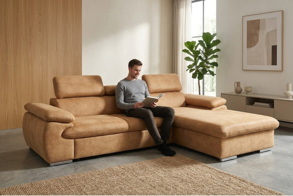 Divano ad angolo a L divano letto, divano ad angolo, divano angolare, contenitore per letto, divano, nuova area living.