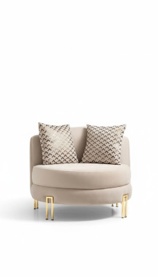 Poltrona rivestimento sedile design divano poltrona relax tessuto salotto lusso soggiorno