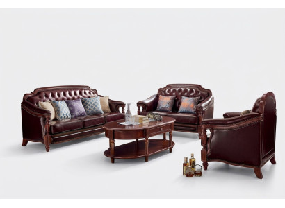 Divano 3+2+1 posti in tessuto design set divani classici.