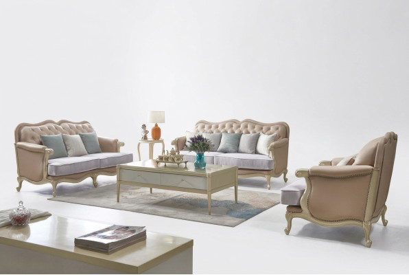 Mobili rosa divano set divano 3 2 1 posti soggiorno design 3 pezzi.
