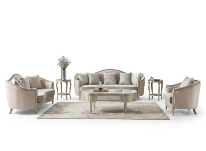 Set di divani 3 2 1 posti in design moderno per divano.