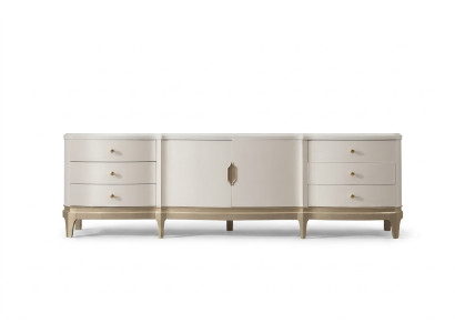Mobile porta tv, mobile porta tv, mobile porta tv in legno bianco, basso mobile di lusso.