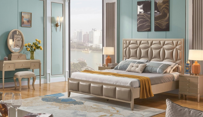 Cuscino Beige Letti Matrimoniali Letto Letti Letto Camera da Letto