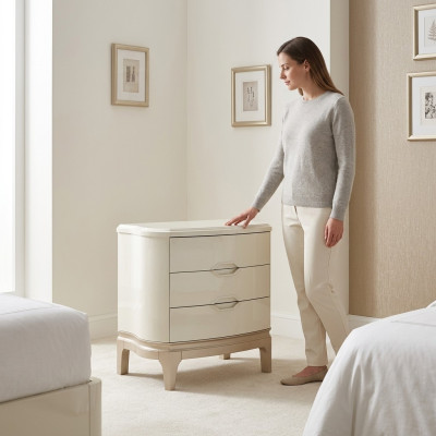 Tavolino da notte moderno bianco design comodino comodino comodino