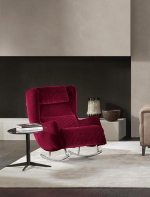 Sedia di lusso imbottita in stile italiano in legno massello arredamento moderno monoposto