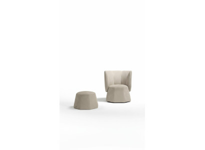 Sgabello Design Legno Mobili Italiani di Lusso Soggiorno Moderno Poggiapiedi Grigio Nuovo