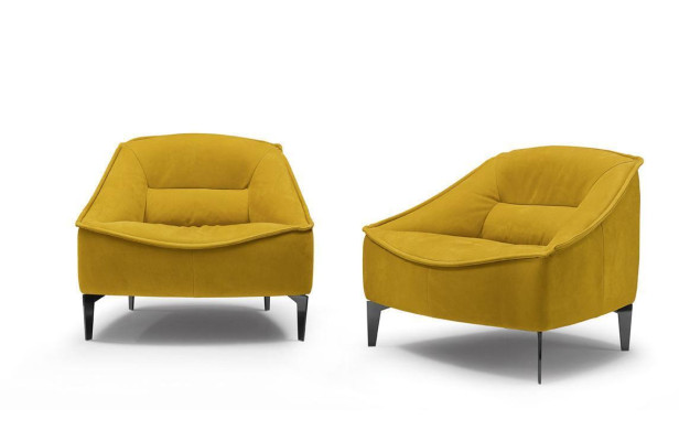 Set di mobili di lusso 2 pezzi divano moderno e poltrona 3+1 posti