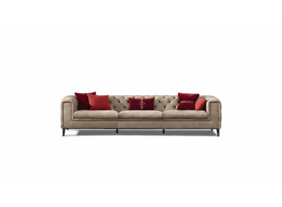 Divano 4 posti Divani in pelle di lusso Designer di lusso Nuovo divano Chesterfield di lusso Nuovo