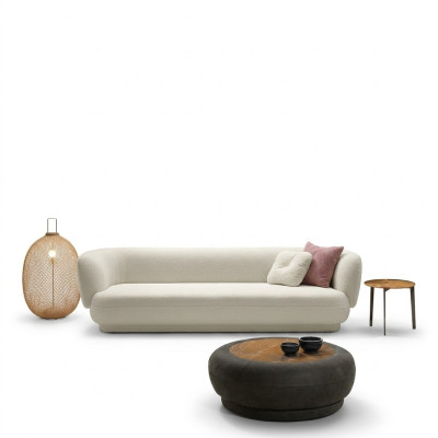 Divano di lusso a tre posti bianco, divano a 3 posti design moderno mobili design divani.
