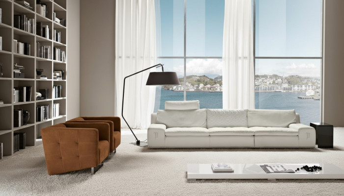 Divano 4 posti Divano di lusso design Divano di lusso Divani imbottiti Mobili italiani
