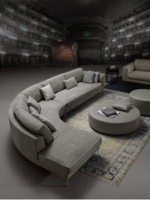 Design a forma di L in pelle grigia divani di lusso nuovi divani angolari divani divani divani.