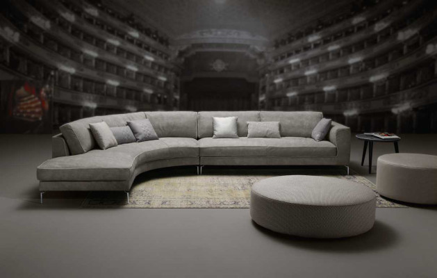 Design a forma di L in pelle grigia divani di lusso nuovi divani angolari divani divani divani.