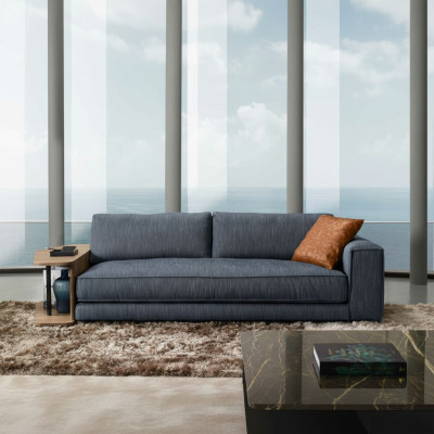Divani Mobili da camera Tre posti Design Divano letto a tre posti Divano imbottito Blu Prianera
