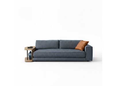 Divani Mobili da camera Tre posti Design Divano letto a tre posti Divano imbottito Blu Prianera