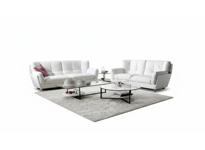 Mobili eleganti per il soggiorno, divani in tessuto di design 3+2, lussuoso set di divani.