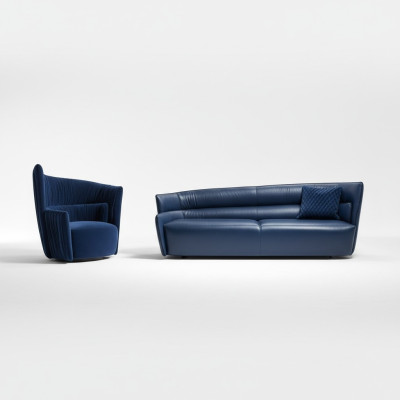 Set da divano di lusso Divano Set divani Divani 3+1 posti Sedile Poltrona Gruppo sedute PRIANERA