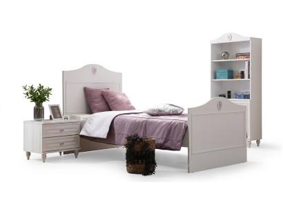 Letto per ragazzi Letto per bambini Design per bambini Moderno Bianco Letto Camera dei bambini Nuovo