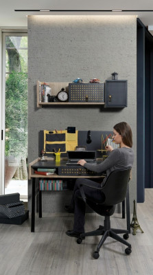 Scrivania Mensole da parete Tavolo Stile italiano Arredamento Mobili Legno Nuovo