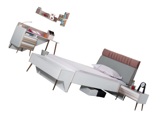 Design letti letto per bambini camera da letto per ragazzi letto mobili per bambini in legno bianco