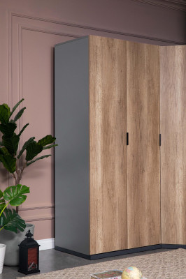 Armadio per l'abbigliamento camera da letto giovane marrone Armadi Mobili Design Nuova camera da letto
