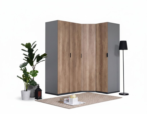 Armadio per l'abbigliamento camera da letto giovane marrone Armadi Mobili Design Nuova camera da letto