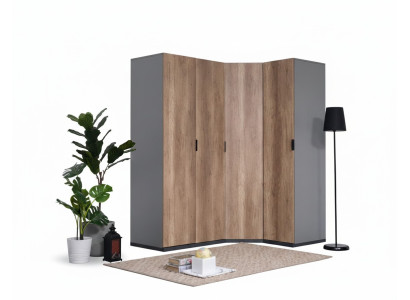 Armadio per l'abbigliamento camera da letto giovane marrone Armadi Mobili Design Nuova camera da letto