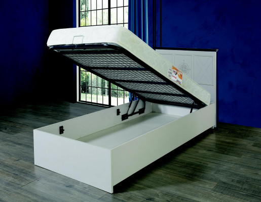Stanza per ragazzi Letto Comodino Mobili Armadio Completo 3 pezzi.