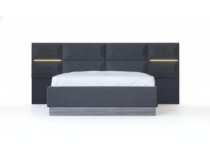 Letto Imbottito Design Materiale Legno Letti Doppi Hotel Nuovi Moderni