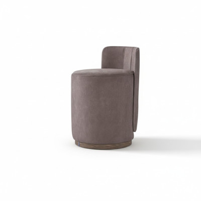 Design Poltrona Banca Lusso Pouf Tavolino da toeletta Sgabello Sedia imbottita rotonda
