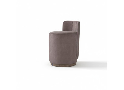 Design Poltrona Banca Lusso Pouf Tavolino da toeletta Sgabello Sedia imbottita rotonda