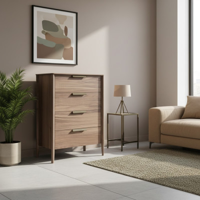 Comò Armadio alto in legno Armadi Console Mobili Armadio Contenitore Cassetti