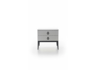 Console di design 2x Comodini Tavoli aggiuntivi Camera da letto Legno Console Nuove