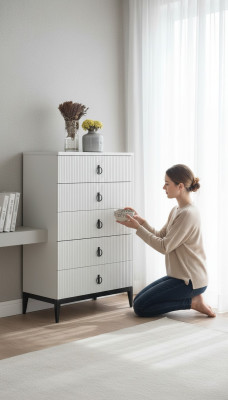 Comò in legno armadi console camera da letto mobile alto moderno credenza