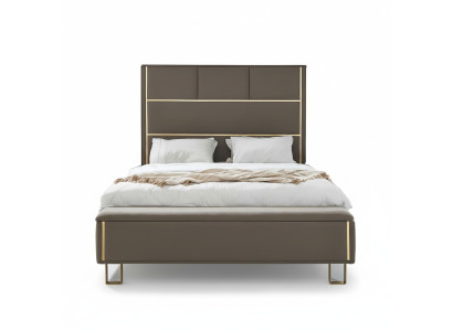 Taupe letti imbottiti letto matrimoniale in legno arredamento camera da letto hotel imbottiti 180x200
