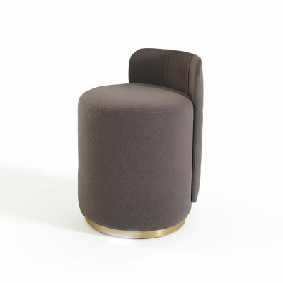 Design poltrona Di lusso Pouf Tavolino da toeletta Sgabello Sedia imbottita Tavolino