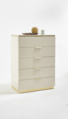 Comò in legno beige di lusso con alta scrivania console armadi mobili credenza armadio.