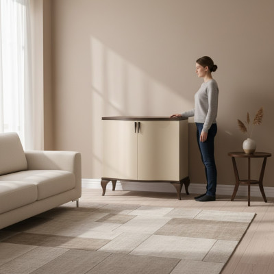 Set soggiorno, mobile soggiorno 2 pezzi, set cassettiera, credenza, vetrina, armadio in vetro.