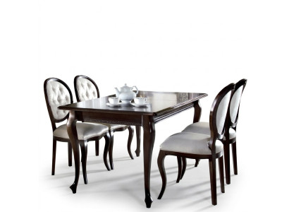 Tavolo da pranzo Mobili Soggiorno Tavoli 130x100 Tavolo marrone Tavolo in legno Legno