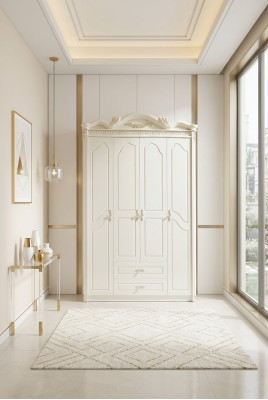 Armadio classico Armadio Bianco Armadi Camera da letto Legno Nuovo