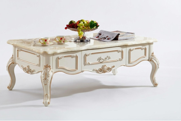 Tavolino reale 130x73, Tavolo Divano, Tavolino, Tavoli Bianco Legno