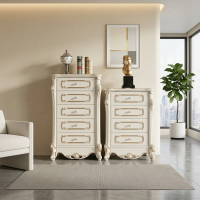 Comò con cassetti credenza comodini in legno armadio a colonna credenza