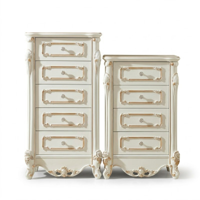 Comò con cassetti credenza comodini in legno armadio a colonna credenza