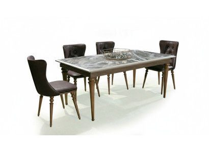 Tavolo da pranzo in legno 180x100 sala da pranzo marrone Tavoli Tavoli Mobili Nuovo