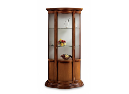 Vetrine in vetro Buffet di lusso Armadi marroni Vetrina Classico Mobili italiani