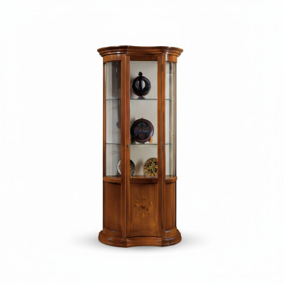 Mobile vetrina in legno di lusso Design buffet armadi marroni Mobili italiani Nuovo armadio