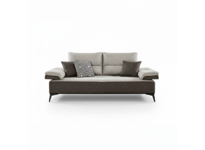 Tre posti di lusso Moderno Divano Mobili Grigio Divani classici in tessuto textile